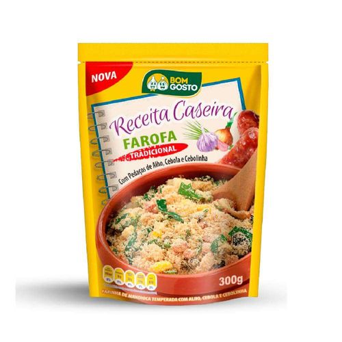 Farofa Caseira Tradicional Bom Gosto 300g
