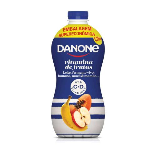 Iogurte Danone Vitamina de Frutas Garrafa 1,25kg