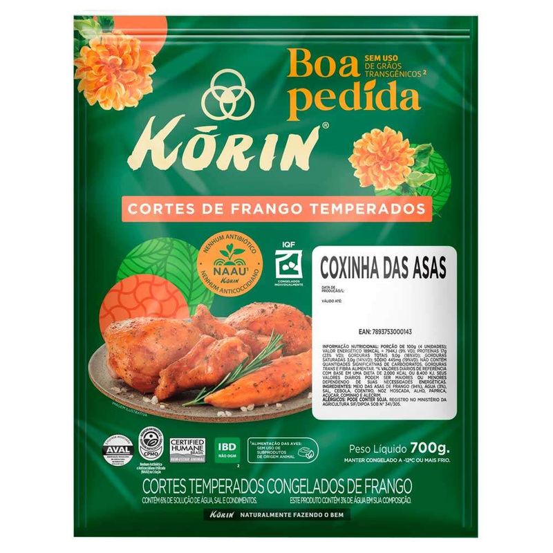 COXINHA-ASA-TEMPERADA-KORIN-700G