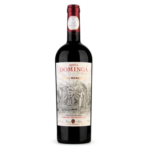 Vinho Tinto Chileno Doña Dominga Gran Reserva Cabernet Sauvignon Garrafa  750 mL