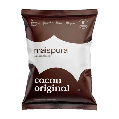 Pipoca Pronta Cacau Original Maispura 100g
