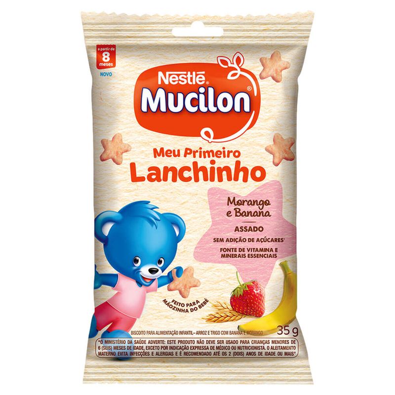 Biscoito-Morango-e-Banana-Mucilon-Meu-Primeiro-Lanchinho-Pacote-35g