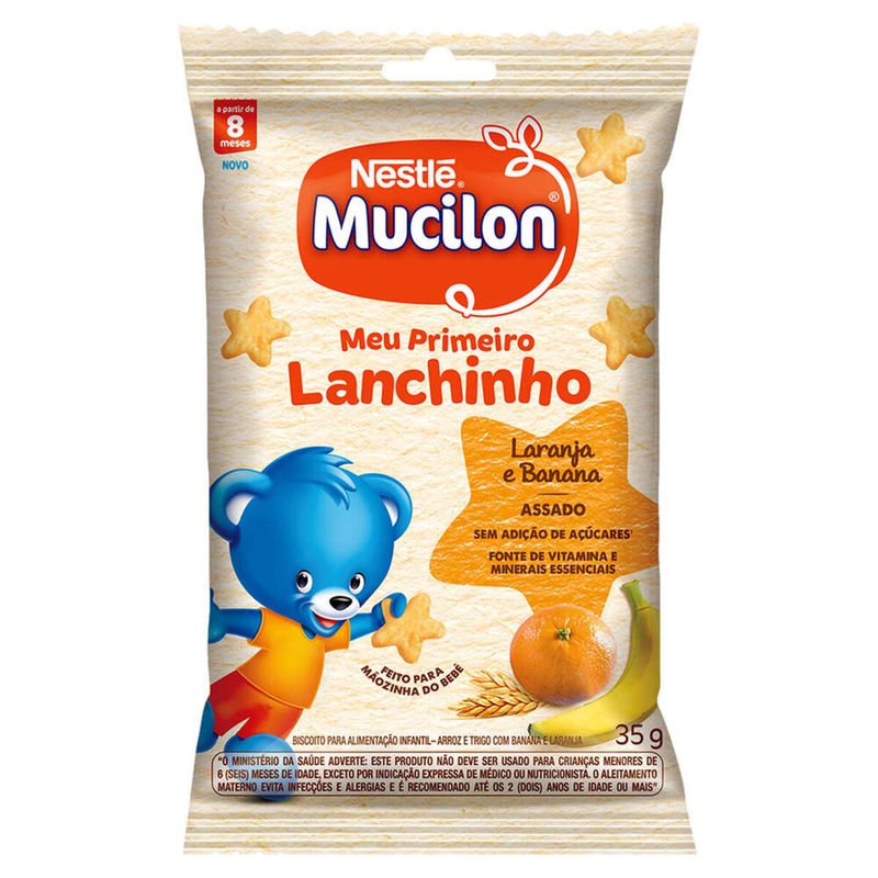 Biscoito-Laranja-e-Banana-Mucilon-Meu-Primeiro-Lanchinho-Pacote-35g