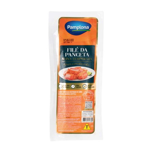 Panceta Suína Temperada Pamplona 600g