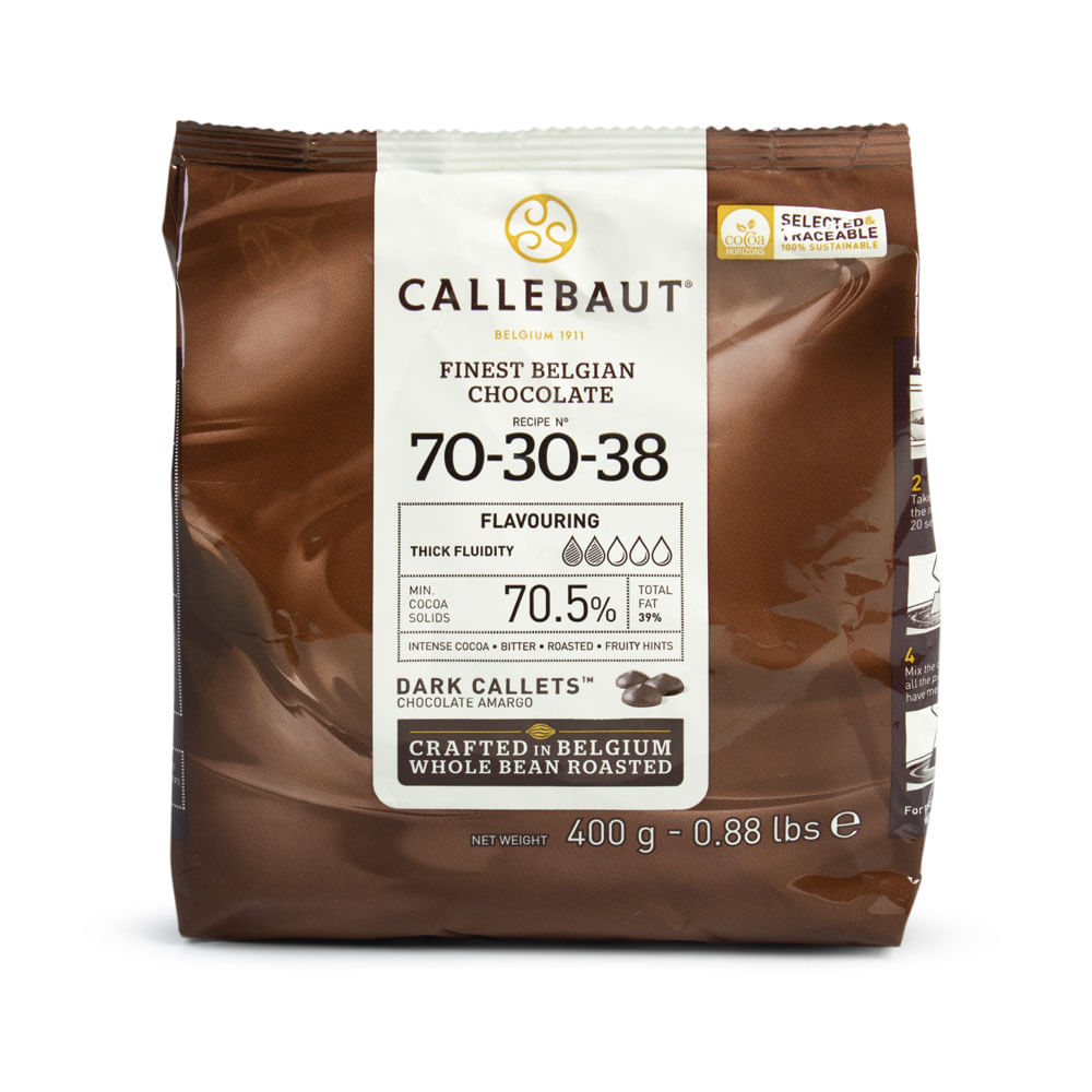Chocolate Callebaut 823 Leite 33,6 400g Zona Sul