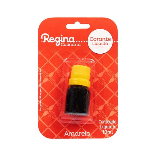 Corante Liquido Amarelo Regina Festas 10ml
