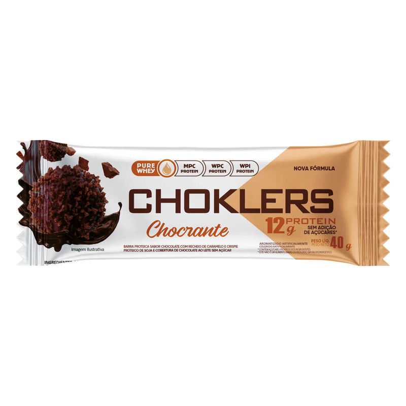 Barra-de-Proteina-sem-Adicao-de-Acucar-Choklers-Chocrante-40g