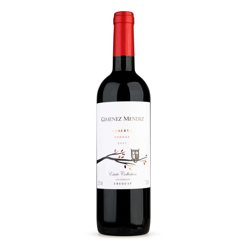Vinho-Tinto-Uruguaio-Gimenez-Mendez-Reserva-Tannat-Garrafa-750ml