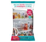 Kit com 10 Compact Food + Bomba Manual Paramount