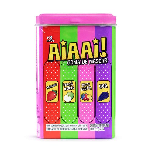 Chiclete Kids Aiaaii Kids Zone 25g