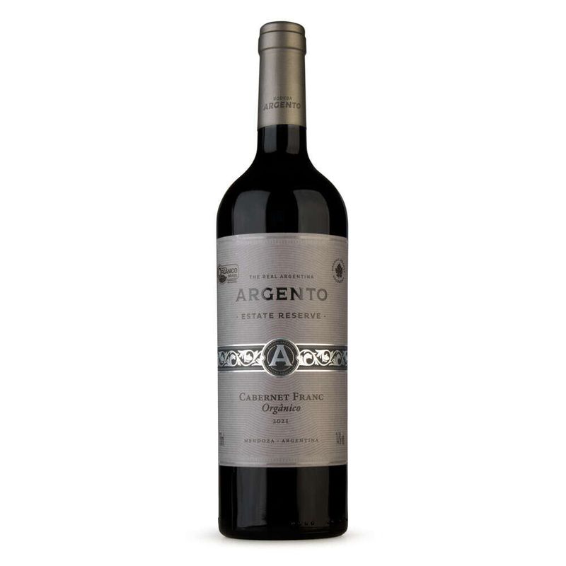 Vinho-Tinto-Argentino-Argento-Carbenet-Franc-Reserva-Organico-Garrafa-750ml