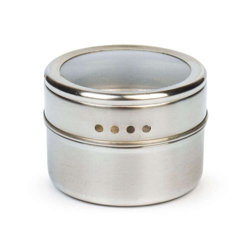 Porta Tempero de Aço Inox Imantado Lyor 6,5cm