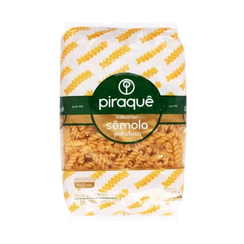 Parafuso de Sêmola Piraquê 750g