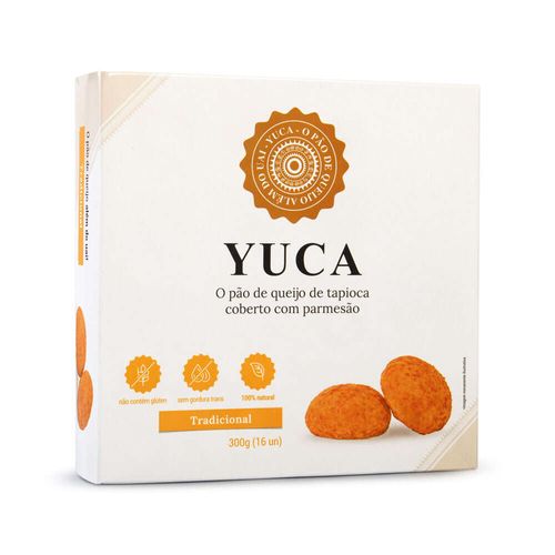 Pão de Queijo de Tapioca Yuca Coberto com Parmesão  300 g