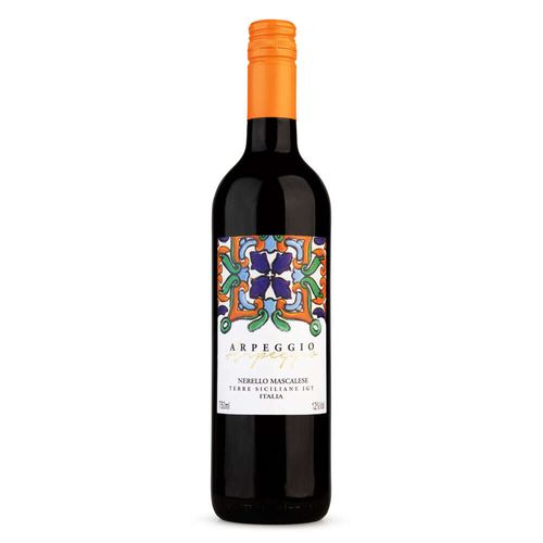 Vinho Tinto Italiano Nerello Mascalese Arpeggio Garrafa 750ml