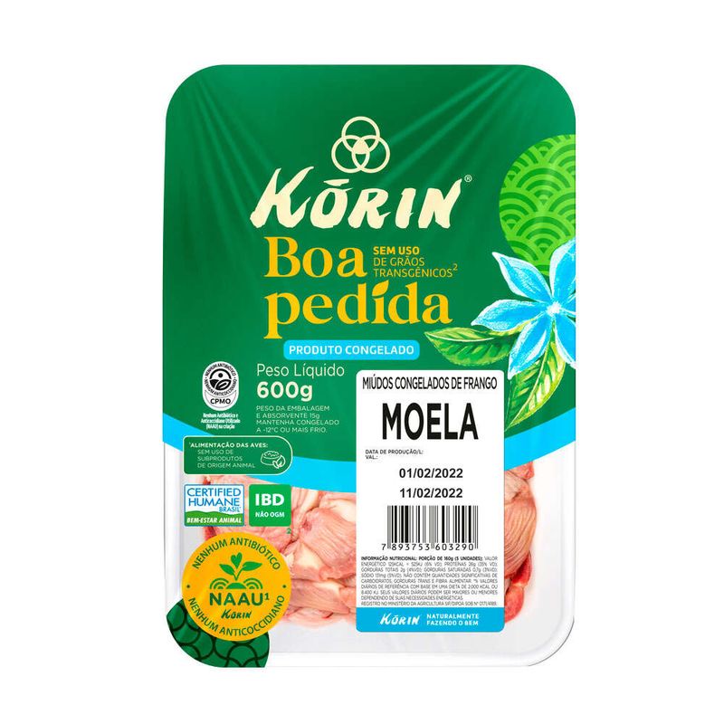 Moela-De-Frango-Congelada-Livre-De-Transgenicos-Korin-Bandeja-600g