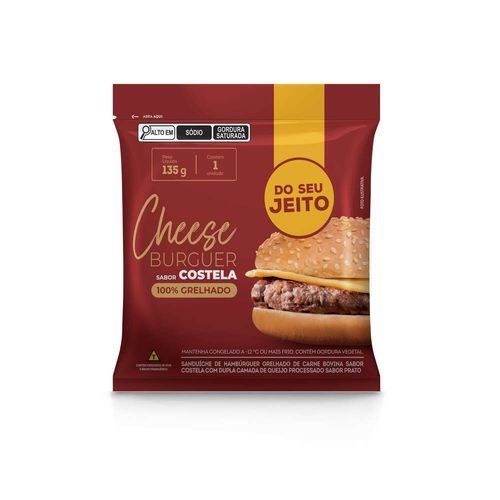 Cheeseburguer Sabor Costela Do Seu Jeito 135g
