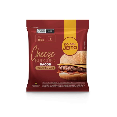 Cheeseburguer Bacon Do Seu Jeito 135g