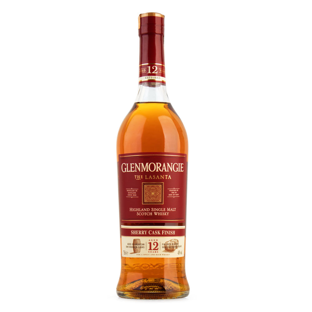 Whisky Escocês Glenmorangie Lasanta 12 anos Garrafa 750ml - Zona Sul