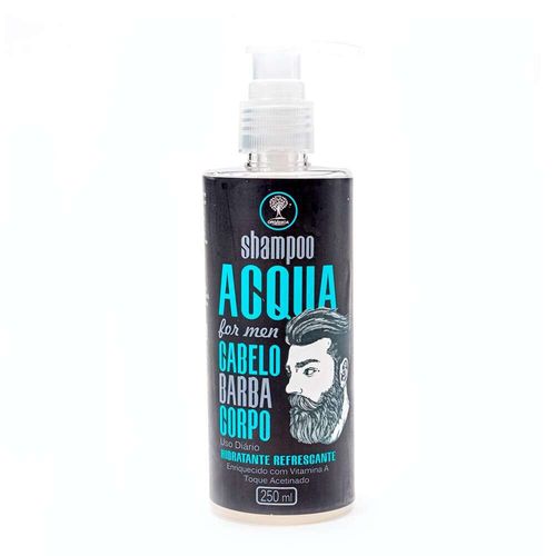 Shampoo Masculino 3 em 1 Acqua For Men 250ml