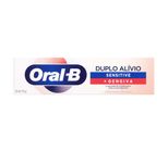 Creme Dental Oral-B Duplo Alívio Sensitive + Gengiva Caixa 70g