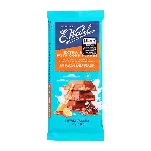 Chocolate Polonês Cereais com Mel E.Wedel 80g