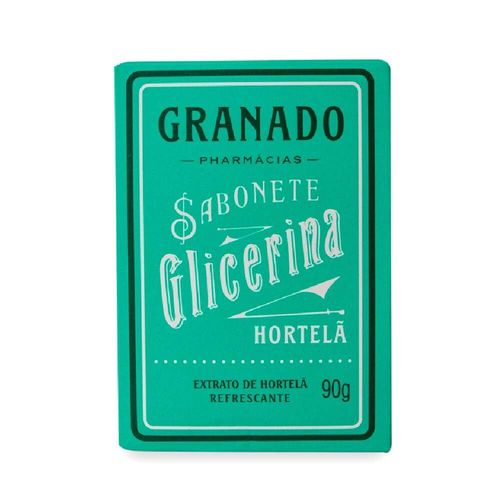 Sabonete em Barra de Glicerina Granado Hortelã 90g