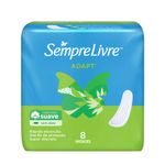 Absorvente-Intimo-Sem-Abas-Sempre-Livre-Adapt-Suave-Pacote-Com-8-Unidades