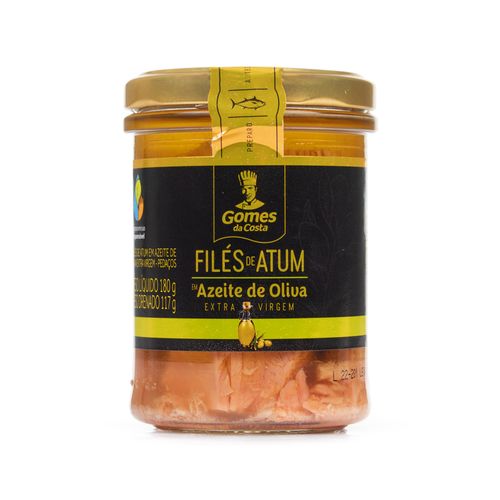 Filés de Atum em Azeite Gomes da Costa Vidro 180g