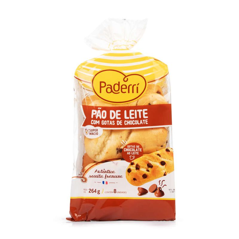 Pao-de-Leite-Gotas-De-Chocolate-Paderri-264g