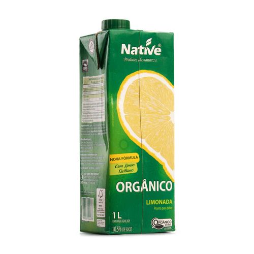 Suco Orgânico Limonada Native Caixa 1l