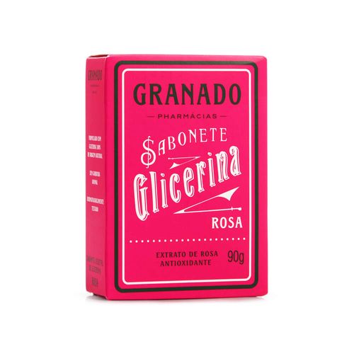 Sabonete em Barra de Glicerina Granado Rosa 90g