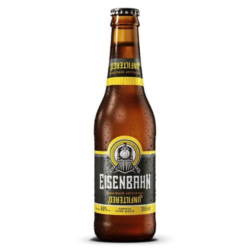 Cerveja Eisenbahn Pilsen Unfiltered Garrafa 355ml