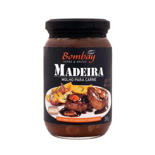 Molho Madeira para Carne Bombay Herbs & Spices Vidro 350g