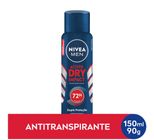 Desodorante Antitranspirante Aerosol NIVEA Dry Impact 150ml