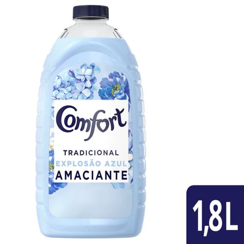 Amaciante Diluído Comfort Tradicional Explosão Azul 1.8L