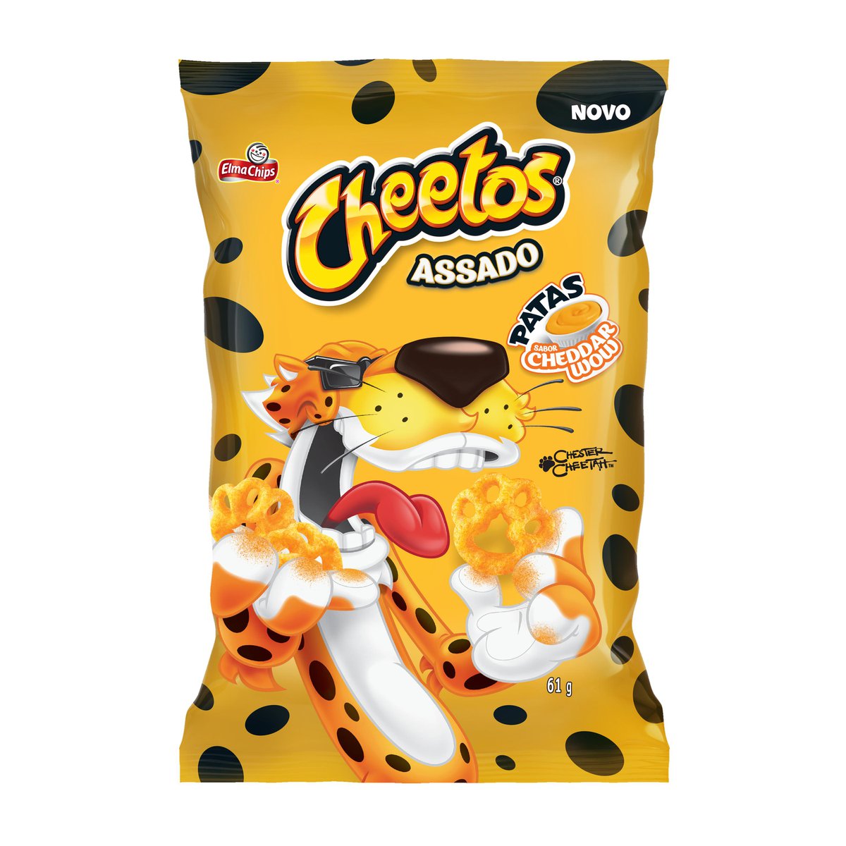 Salgadinho De Milho Cheddar Wow Patas Com Anitta Elma Chips Cheetos Pacote 61g Zona Sul 