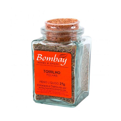 Tomilho Folha Bombay Vidro 25g