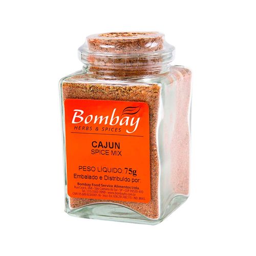 Tempero Pronto Bombay Cajun Spice Mix Vidro 75g