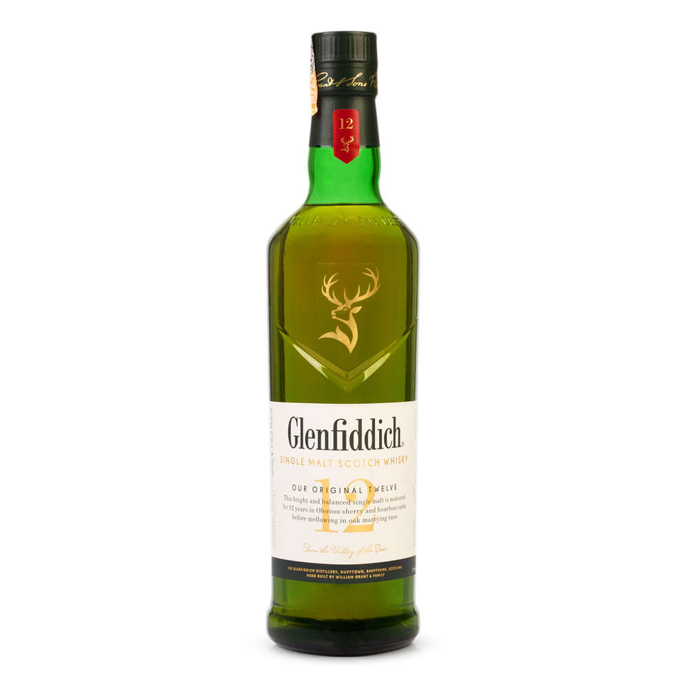 Whisky Glenfiddich Single Malt 12 Anos Garrafa 750 mL - Zona Sul