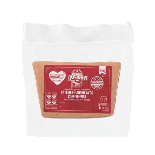 Patê de Fígado de Aves com Pimenta Coisas da Fazenda 130g