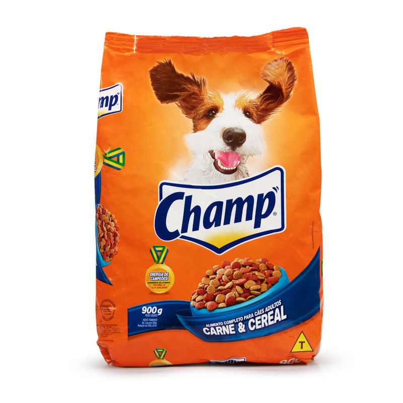 Alimento-para-Cao-Carne-e-Cereal-Champ-900g