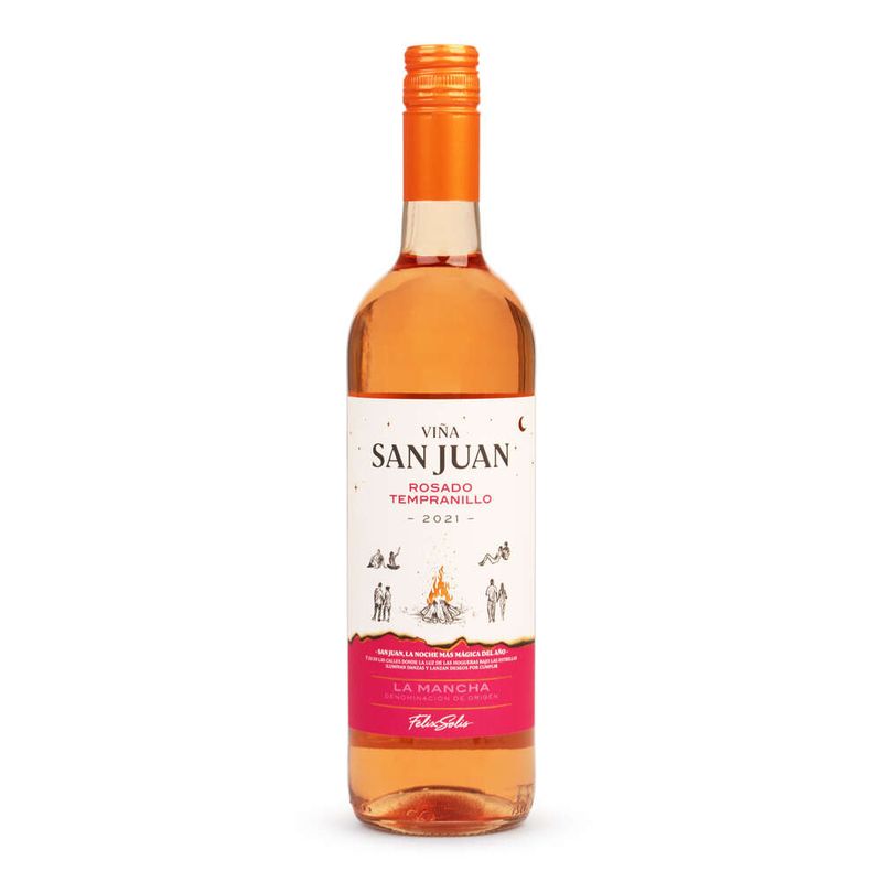 Vinho-Rose-Espanhol-Viña-San-Juan-Garrafa-750ml