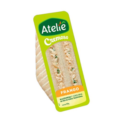 Sanduíche Cremoso Ateliê do Sabor Frango 125g