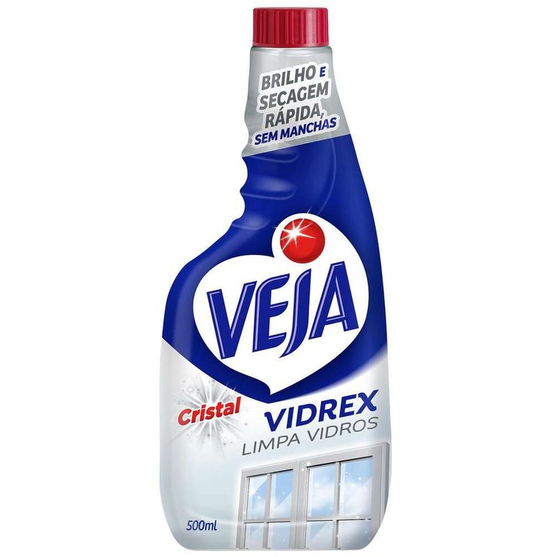 Limpa-Vidros-Spray-Veja-Vidrex-Cristal-500ml-Refil