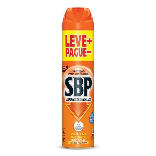 Inseticida Aerossol Sbp Multi Leve 450ml Pague 300ml