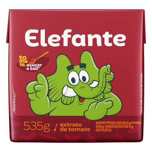 Extrato de Tomate Elefante Caixa 535g