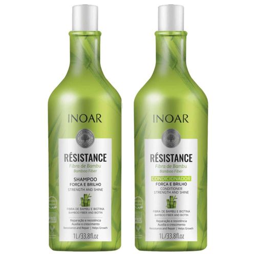 Kit Inoar Résistance Fibra de Bambu Salon Duo