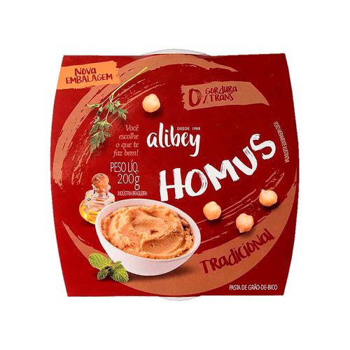 Pasta De Grão De Bico Alibey Homus 200g