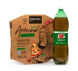 Combo Pizza Panetto Marguerita + Guaraná Antarctica Diet Gelado 1,5L